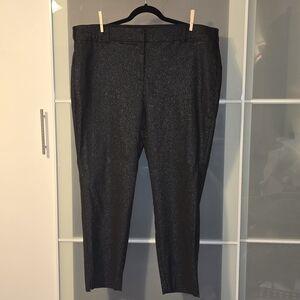 Lane Bryant Black Shimmery Dress Pants